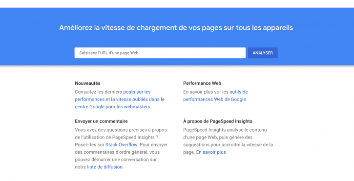 Mesurer vitesse de chargement boutique Shopify