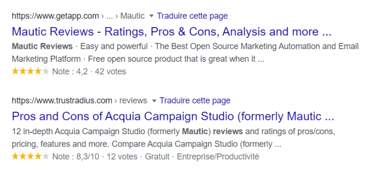 avis mautic