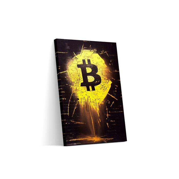 decoration bureau tableau cryptomonnaie